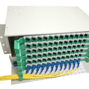 19″ 1U 12 Port Fiber Optic Patch Panel Drawer Type