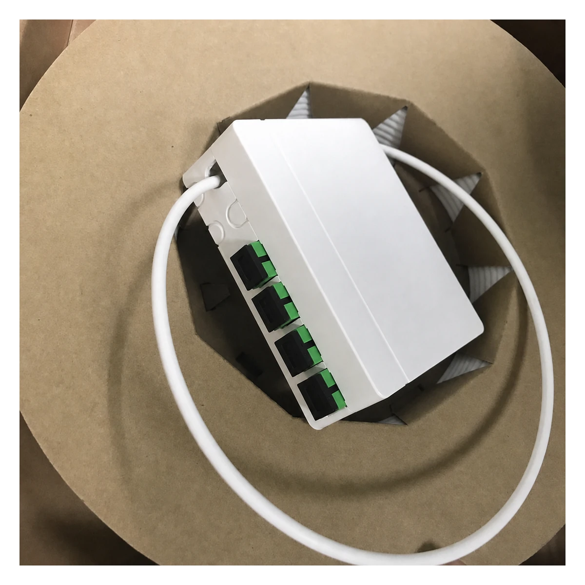 NL-4PWT 4 port fiber pre-terminated box for indoor FTTH wall mounting