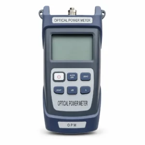 NetLast NL-PM05 handheld optical power meter on white background