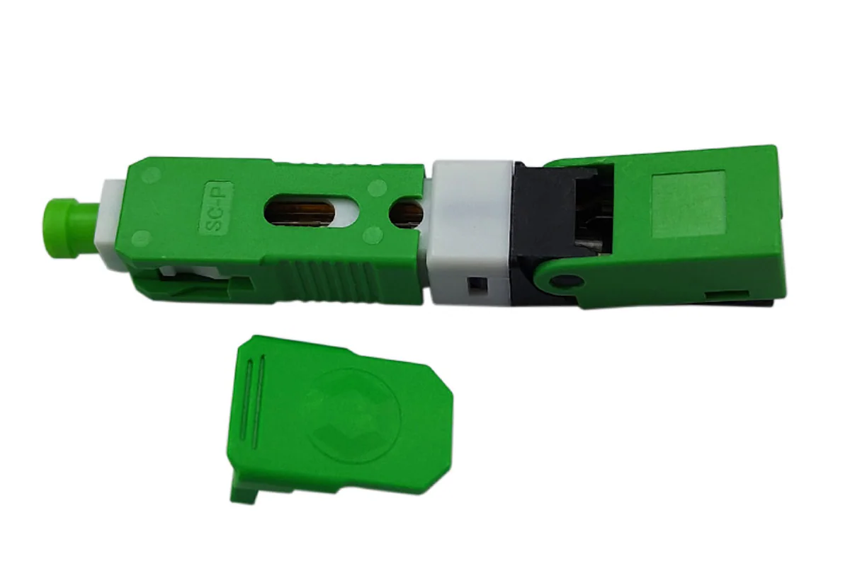 SC APC field-installable fiber optic fast connector