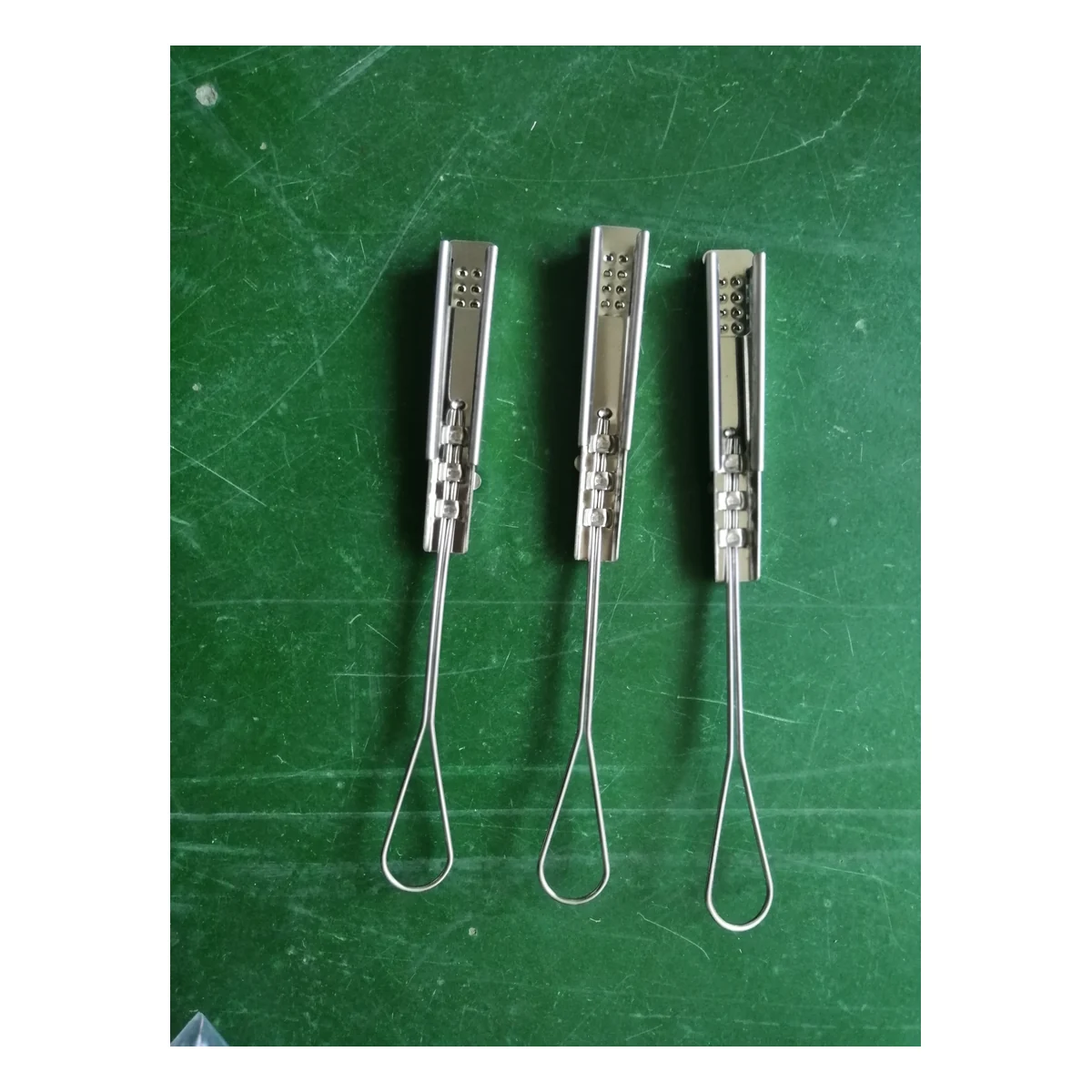 Stainless steel FTTH drop wire cable clamp NL-DCL01