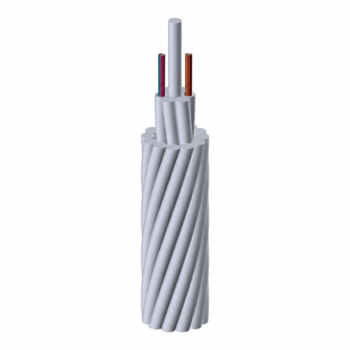 NetLast NL-OPGW-48B1-90 48 core OPGW optical ground wire metallic structure