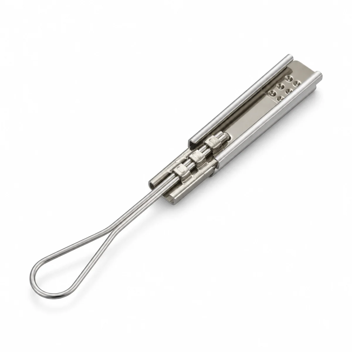 Stainless steel FTTH drop wire cable clamp NL-DCL01